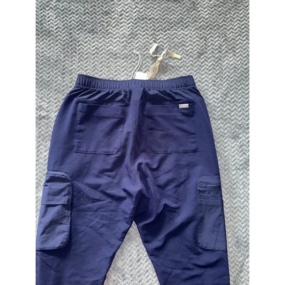FIGS Men's Scrub Navy Blue Set Tansen Joggers Pants And Top Size Medium